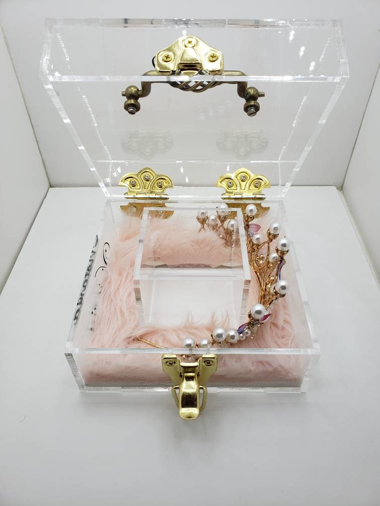 Tiara Carrying Case wedding tiara display box Etsy