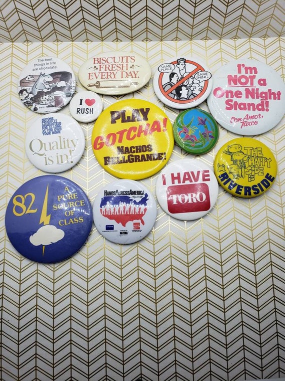 80's souvenir pins