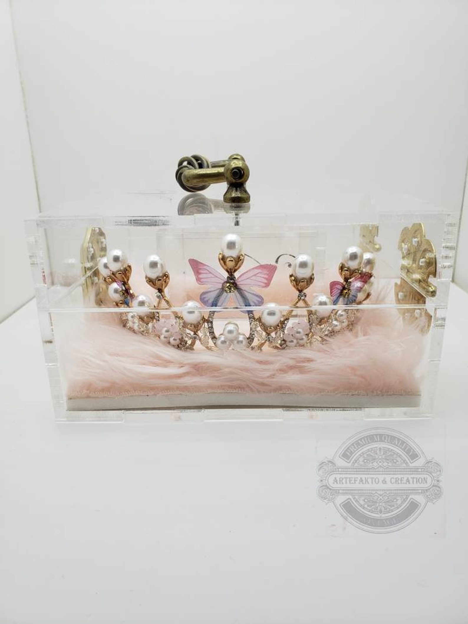 Tiara Carrying Case Wedding Tiara Display Box Etsy