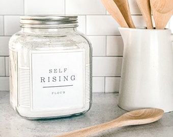 Waterproof Pantry Labels: Customizable Food Storage Organization