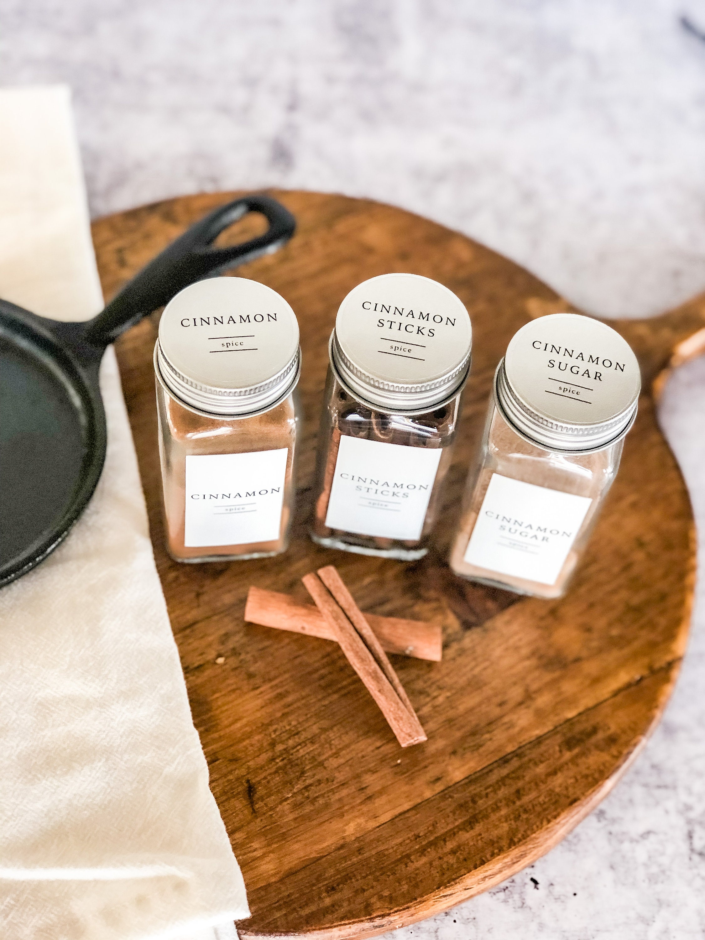 Spice Jar Labels - Round or Square – Salt Creek Mercantile