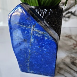 Free Form A++ Lapis Lazuli, Raw Natural Blue Stone, floors and walls, Free form, Medallion, Metaphysical stone, Crystal