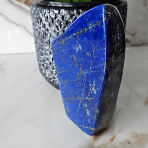 Free Form A++ Lapis Lazuli, soothe migraines, Protection, birthday gift, floors and walls, Free form, Medallion, Metaphysical stone, Crystal