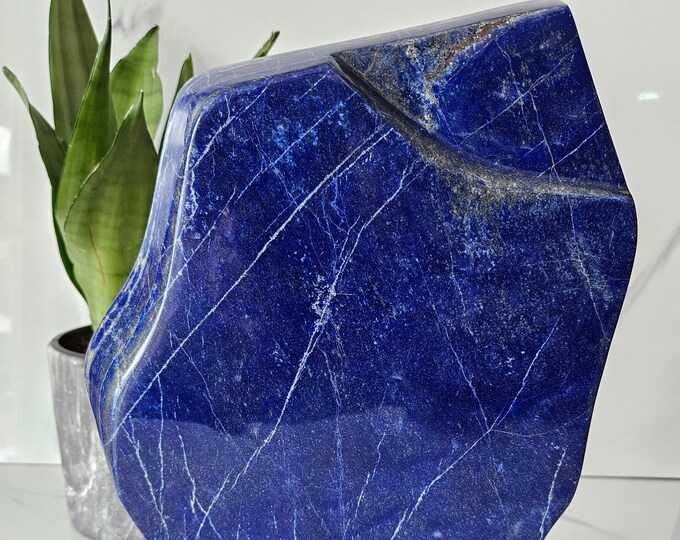 Afghan Lapis Lazuli, Healing Crystal, Worry Stone, Raw stone, Polished, Reiki Chakra Stone, small crystal, willpower, manifestation, Tumbled