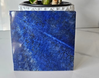 10x10 Lapis Lazuli Stone Tile | lapis lazuli jewelry, Worry Stone, Healing Crystal, Love, Crystal Decor, High Grade, mosaic stone