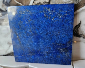 10 x 10 cm Polished Stone Sided Tile | A+++ Lapis Lazuli, Lapis Tiles, Natural Stone Tiles, Traditional Tiles, natural lapis, Mosaic Tesserae