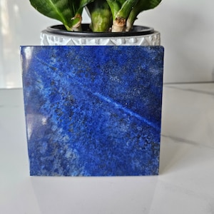 10x10 Lapis Lazuli Stone Tile | lapis lazuli jewelry, Worry Stone, Healing Crystal, Love, Crystal Decor, High Grade, mosaic stone
