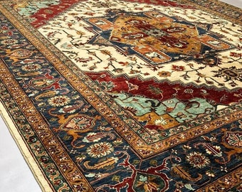 8x10 Feet Huge Very High Quality Mamluk Rug | Afghan Designed Tribal Carpet for the Living Room