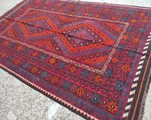 6x9 woven rug, rag war rug, hand made rug, tribal rug, turkey rug, bathroom rug, morocco rug, hooked rugs large, office rug, afghan rug
