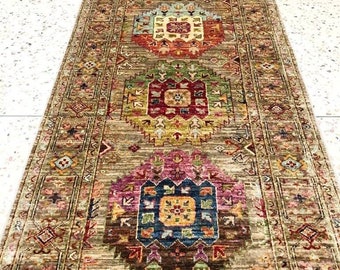 Runner ziehler handmade afghan rug, runner rug, afghan rug, high quality turkmen rug, chobi rug, oriental rug, turkish rug, blue runner rug