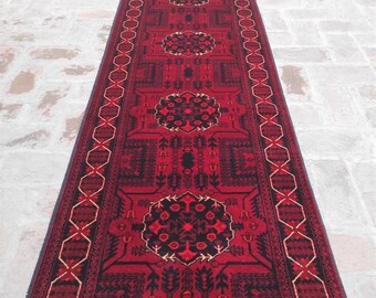 19 Feet Runner Handmade Rug, Rustic-chic floor pieces, Oriental rug, Morocco rug, Carpet bag purse, Floor rug, Boys room, War rug