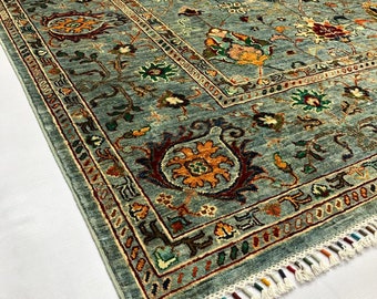 Mumluk 8x11 Feet Area Rug | afghan hand knotted rug | Bedroom Rug | Living Room Rug | Turkish rugs | afghan rugs | kidroom Rug, turkmen rug