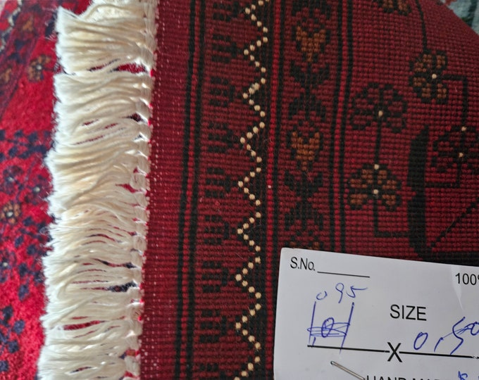 Highest quality Afghan Rug, Bokhara rug, Beljic rug, Valentine's gift, farmhouse decor, gift for her, gift for mom, small red Rug,
