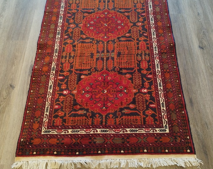 3x5 Authentic Afghan / Persian Rugs, xclusive rug, DIY, oriental rug, door mat rug, kawaii rug, homemade christmas gifts, home planner