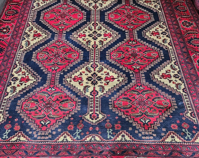 Featured listing image: 10x7 afghan Kargahi carpet rug persian rugs oriental rugs handmade baluch rug persian rug moroccan rug weaving rucarpet afghan