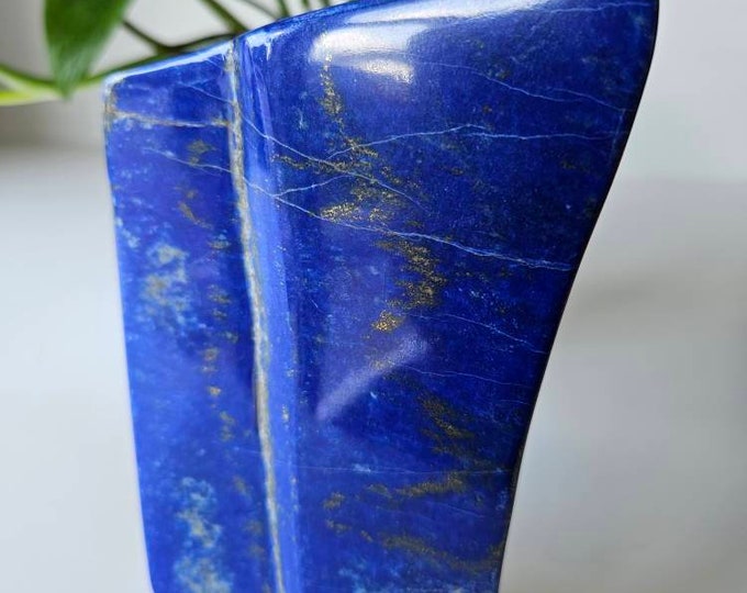 Free Form A+++ Lapis Lazuli , Lapis Freeform, Lapis Lazuli Tumble, polished slab, leadership, Decor, Stability, Desk Accessories, willpower