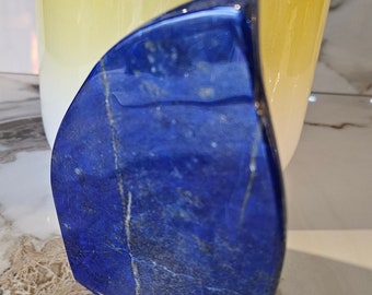 Free Form A+++ Lapis Lazuli, Freeform, Polished Tumble, chunky stone