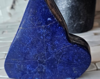 Authentic Lapis Lazuli Free Form, Raw Natural Blue Stone, soothe migraines, Reiki Chakra Stone, Raw stone, flat back, Self Expression