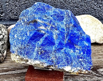Raw Lapis Lazuli Specimen, Afghanistan Blue Crystal, Collector Stone (500 g)
