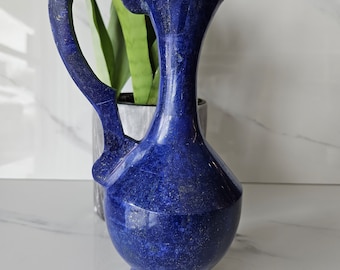 Stunning Lapis Lazuli, Wine pot, Tea pot, Water Pot made in Afghanistan, decor, home decor, gift for her, gift for Mom, gift for him