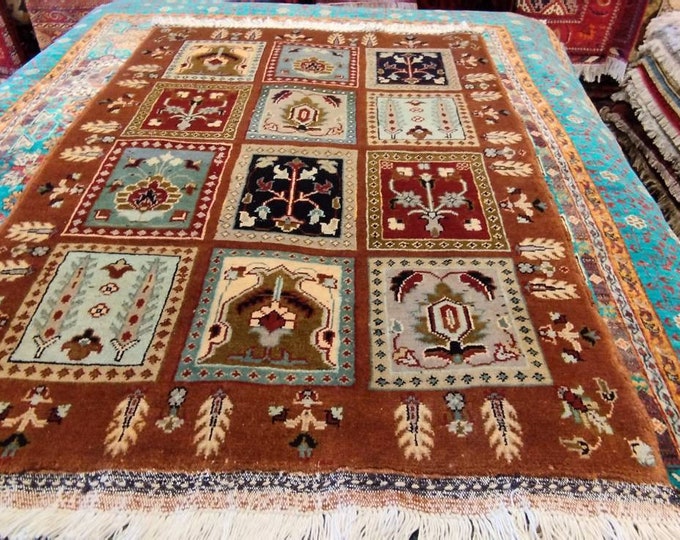 3x5 Handmade afghan rug,vintage rug,turkmen rug,bukhara rug,wool rug ,antique rug ,area rug,oriental rug,turkish rug,turkoman rug