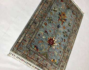 4x2'7 Mamluk Afghan Rug Handmade Rug | Wedding decor, Punch needle rug, Colorful rug, Case, Contemporary fabric art, Area rugs, Custom rugs