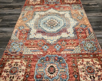 Afghan Rug, 2x7 rug, Persian runner rug, custom personalized, natural, fluffy rug, Turkish towel, cute rug, floor rug, bedroom rug, entrywa