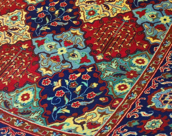 5x7 Beautiful Merinos Wool Afghan Rug, Pile Rug, Turkish Kilim Rugs, Rug Carpet, Oushak Rugs, 5X7 Feet