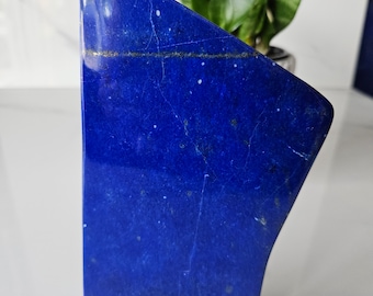Free Form A+++ Lapis Lazuli, Lapis Freeform, Lapis Lazuli Tumble, polished slab, leadership, Decor, Stability, Desk Accessories, willpower