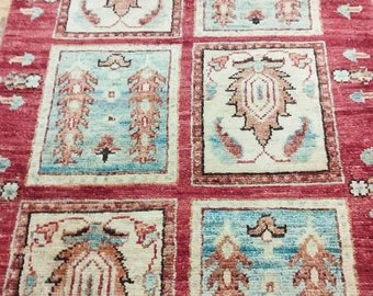 Runner Rug Chobi Afghan Runner Rug Wool Rug Handmade Rug Woven Rug Carpet Rug Area Rug Floor Rug Home Decor Rug Runner Geometric Runner Rug