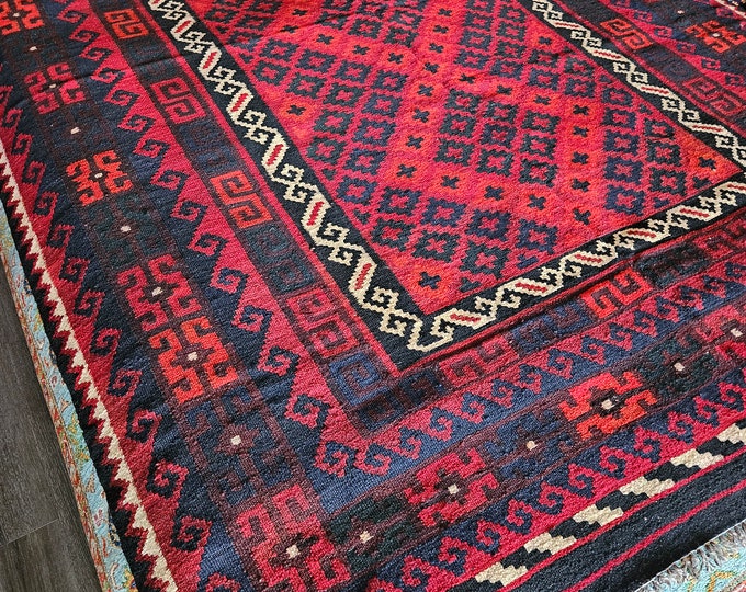 7x9 Afghan Kilim Rug, midcentury rug, washable rug, washable rugs, case, natura gerta, wall decor, patio rug, wedding decor, small rug, fall
