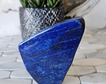 A++ Lapis Lazuli Free Form, Raw Natural Blue Stone, Inner Truth, Healing Crystal, peace, Chakra, pebbles, energy crystal, Decor, Worry