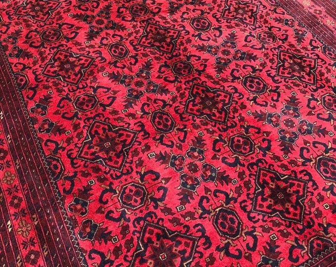 7x10 Afghan rug, decorative rug, home depot area rugs, floor rug, large floor rug, housewarming gift, kitchen rug, homemade christmas gifts,