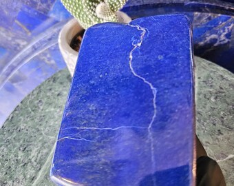 Free Form A++ Lapis Lazuli, Decor, Strength, Metaphysical stone, chunky stone, Crystal Decor, home decor, Confidence, Self Expression