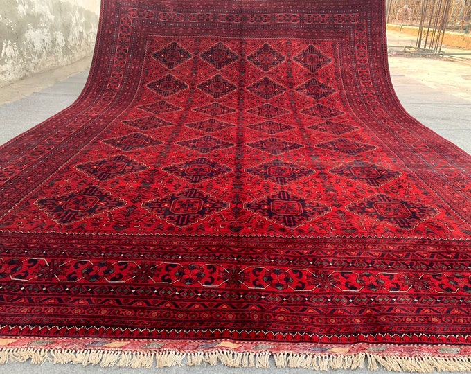 8x11 Feet Top Quality Handmade Afghan merinos Rug