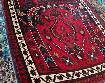Well-made Amazingly Soft Prayer Mat - Prayer Rug - Janamaz - Elegant, High Quality, Luxury - A Unique Islamic Gift Set %100 Soft Wool