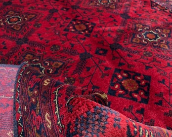 5x8 Afghan Rug. hand made rug, hand hooked rugs, home decor modern, white rug, boys room, kids rug, girlfriend, hall runners, woven rug