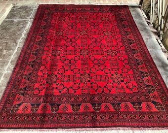 7 x 10 ft Handmade Afghan Rug
