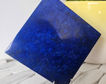 10 x 10 Cm Lapis Lazuli Stone Tile | Polished, Boho, Strength, mineral specimen, peace, High Grade, manifestation, Lapis Lazuli pendant