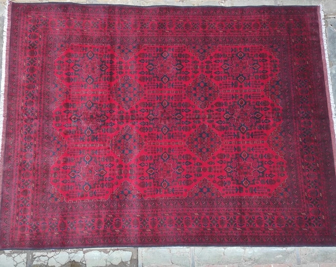 10 x 13 ft brand new hand made rug. afghan khal mohammadi rug, area rug, tribal | Natural Dyes and Wool | Bedroom Rug | Rugs for Living Room