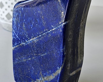 Free Form A+++ Lapis Lazuli , Lapis Freeform, Lapis Lazuli Tumble, polished slab, leadership, Decor, Stability, Desk Accessories, willpower
