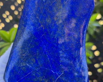 Free Form A+++ Lapis Lazuli , Lapis Freeform, Lapis Lazuli Tumble, Polished Tumble, Crystal decor, blue stone, Pyrite slab, natural lapis