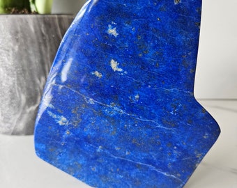 Afghan Lapis Lazuli, eliminates nervousness, Stability, success, Decor, Pyrite slab, Healing Crystal, amplification, jewlery, Best Friend