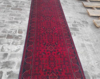 2.43x21 high-quality afghan khamyab runner rug, rug, vintage rugs, kilim rug, hand made rug, antique distressed persian rug, large floor rug