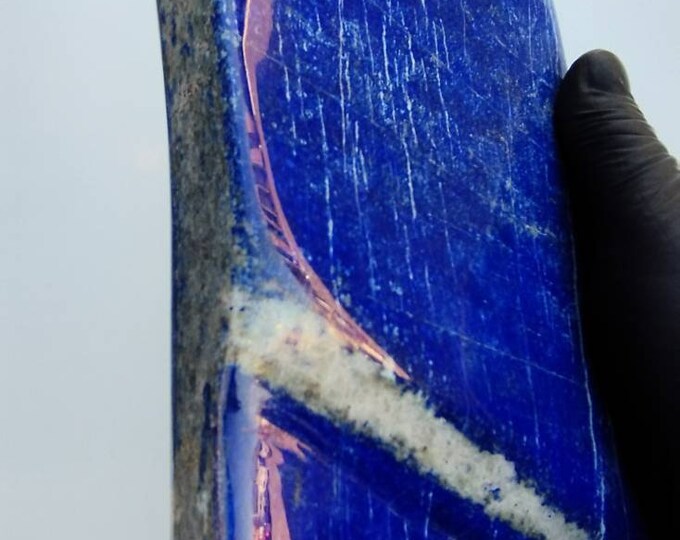 4.8 LB Free Form Lapis Lazuli , Lapis Freeform, Lapis Lazuli Tumble, Polished Tumble, Crystal decol, blue stone, Pyrite slab, natural lapis