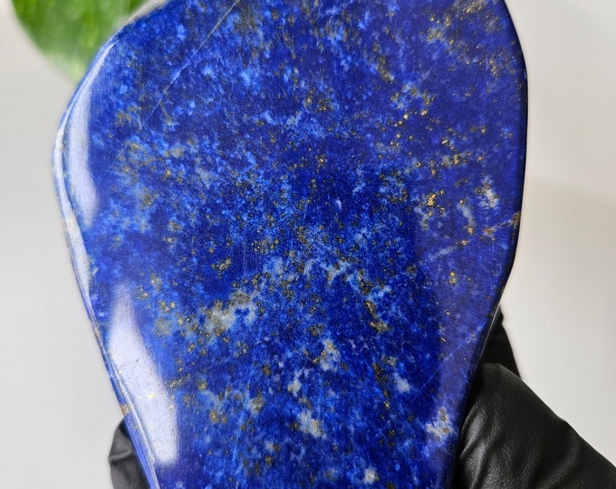 Free Form A+++ Lapis Lazuli , Lapis Freeform, Lapis Lazuli Tumble, Polished Tumble, Crystal decor, blue stone, Pyrite slab, natural lapis