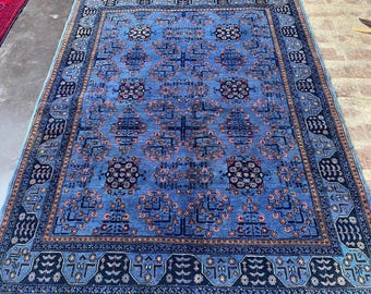 5X7 living bedroom floor rug afghan handmade area rug, hand-knotted rug, wool turkish design rug, handmade carpet rug, persian quality rug