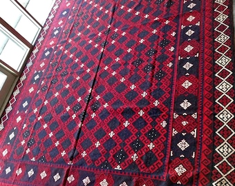 9'2 x 15 Ft Well-made Handwoven Maimana kilim, Persian rug, Kilim Rug, Afghan Rug, Kilim, Rugs, Home Decor, Persian rug, Area Rug,