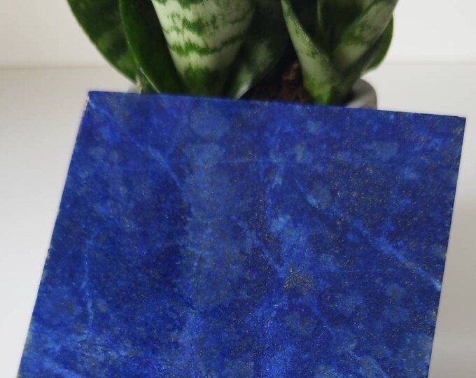 10x10cm Polished Stone Sided Tile | A+++ Lapis Lazuli, Lapis Tiles, Natural Stone Tiles, Traditional Tiles, natural lapis, Mosaic Tesserae