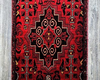 2x3 Handmade Bokhara Runner Rug, entryway rug, southwestern rug, navajo rug, bedroom rug, jewlery, bokhara rug, cute rug, vintage rug